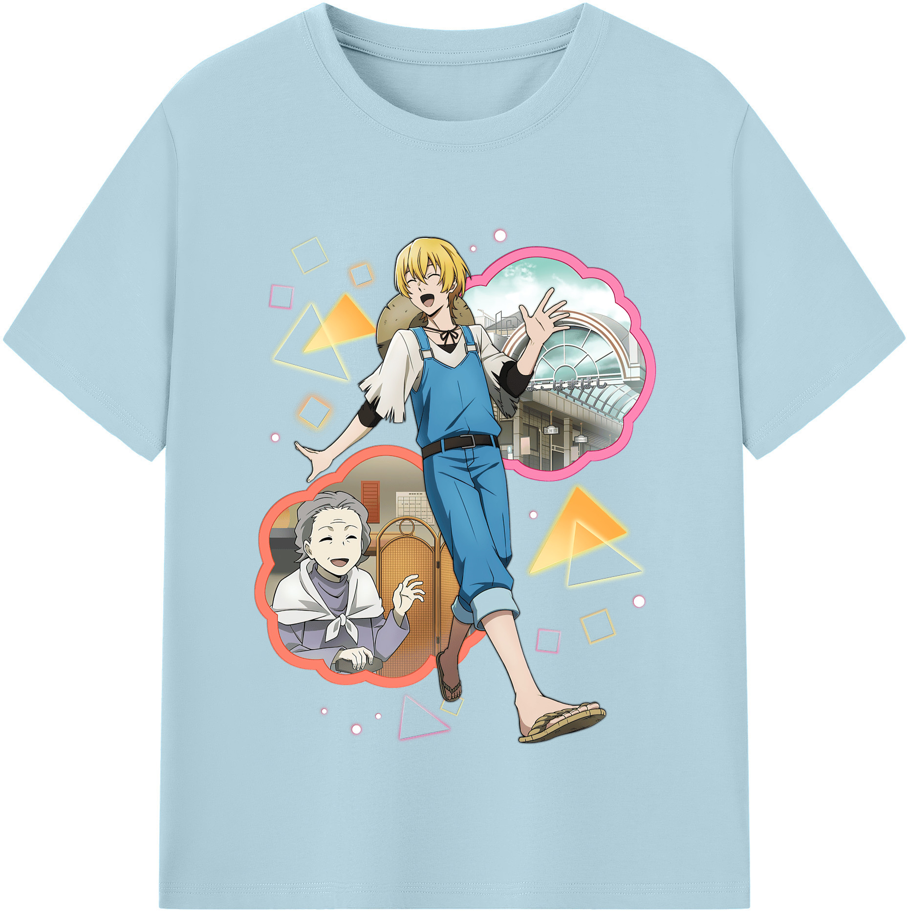 （画像用） 文豪ストレイドッグス Bungo Stray Dogs 綿100％半袖Tシャツ（フロントプリント）